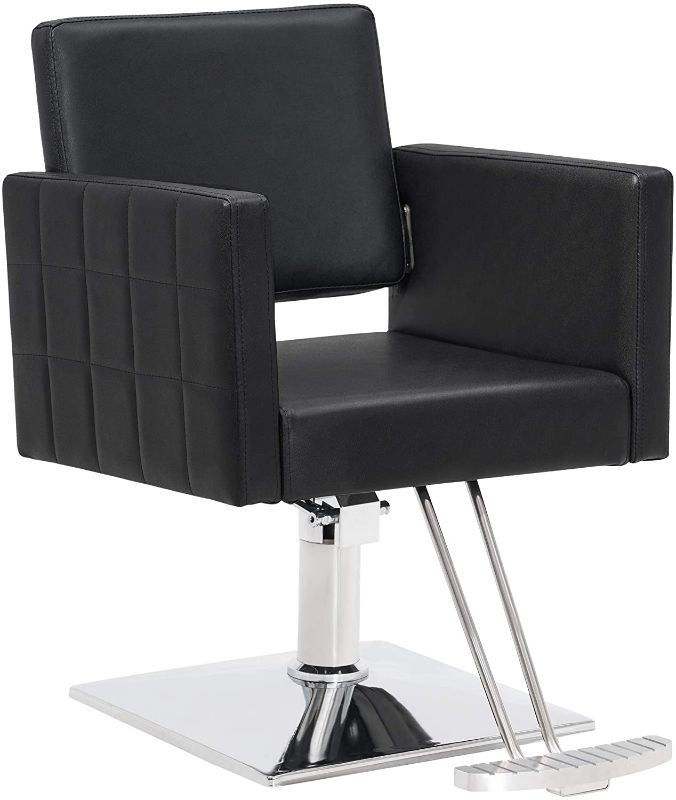 Photo 1 of BarberPub Salon Chair for Hair Stylist Hydraulic Barber Styling Chair, Beauty Spa Equipment 8821
