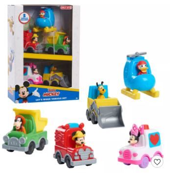 Photo 1 of Mickey Mouse Let's Work Vehicles 5pk
