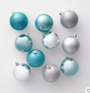 Photo 1 of 50ct 70mm Christmas Ornament Set - Wondershop™
