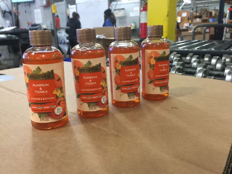 Photo 2 of 4   Beloved Pumpkin & Tonka Mini Shower Gels - 3 fl oz
