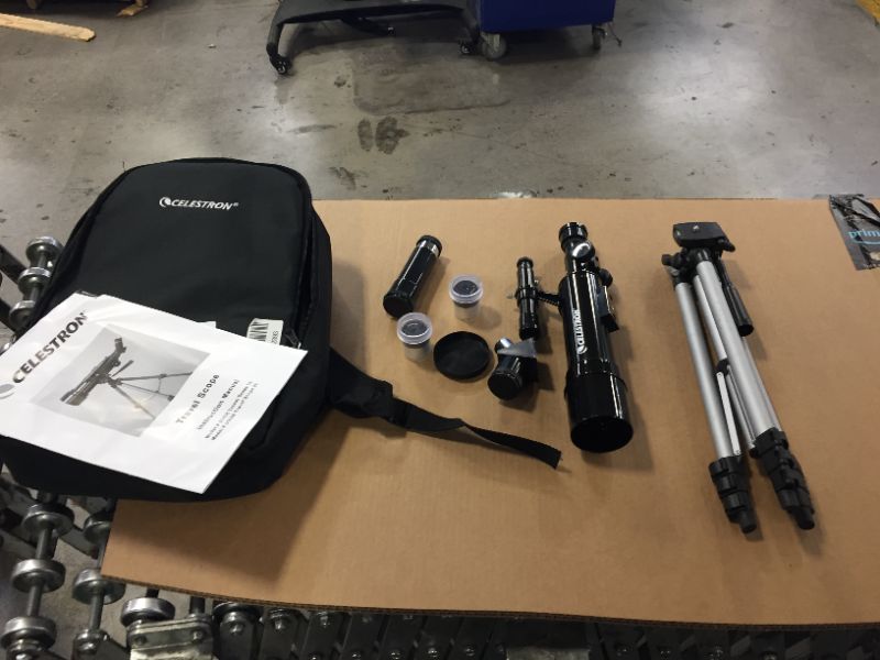 Photo 2 of Celestron - 70mm Travel Scope - Portable Refractor Telescope - Fully-Coated Glass Optics - Ideal Telescope for Beginners - BONUS Astronomy Software Package
