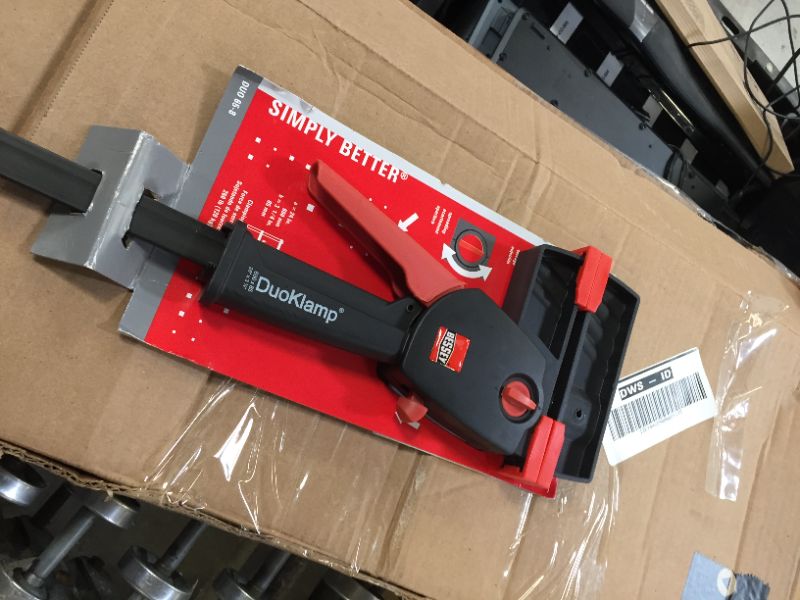 Photo 2 of BESSEY DUO65-8 24&quot; Bar Clamp Reinforced Polyamide Handle and 3 1/4 in Throat Depth

