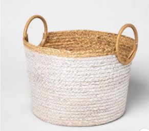 Photo 1 of Basket with Round Handles Large - Threshold™ round 
