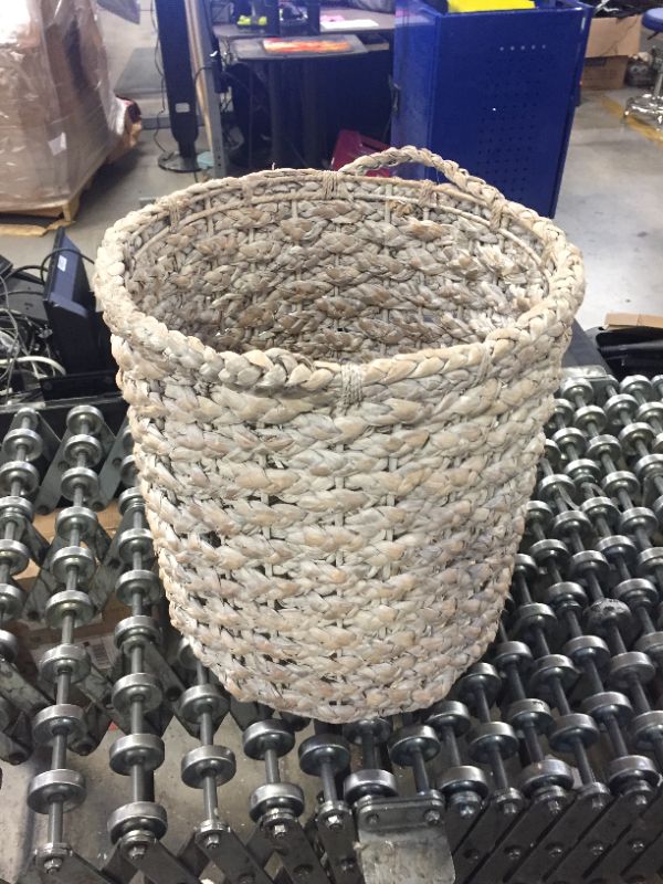 Photo 2 of 16"x14.5" Decorative Basket White - Threshold™
