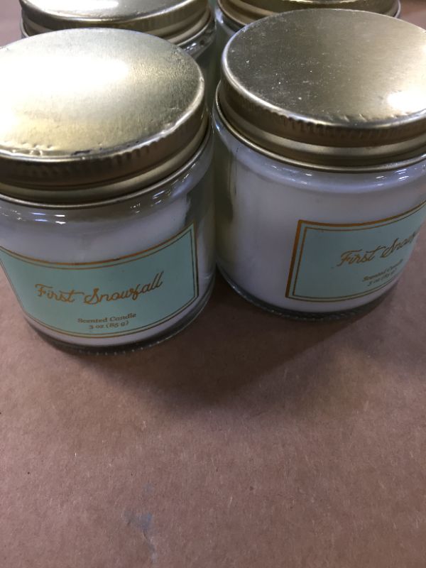 Photo 1 of 6 scented candles snow fall 3 oz candles 