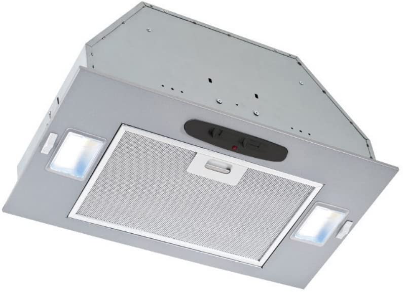 Photo 1 of Broan-NuTone Elite 20.5-inch Custom Power Pack Range Hood Insert with 2-Speed Exhaust Fan and Light, 350 Max Blower CFM, Brushed Grey
