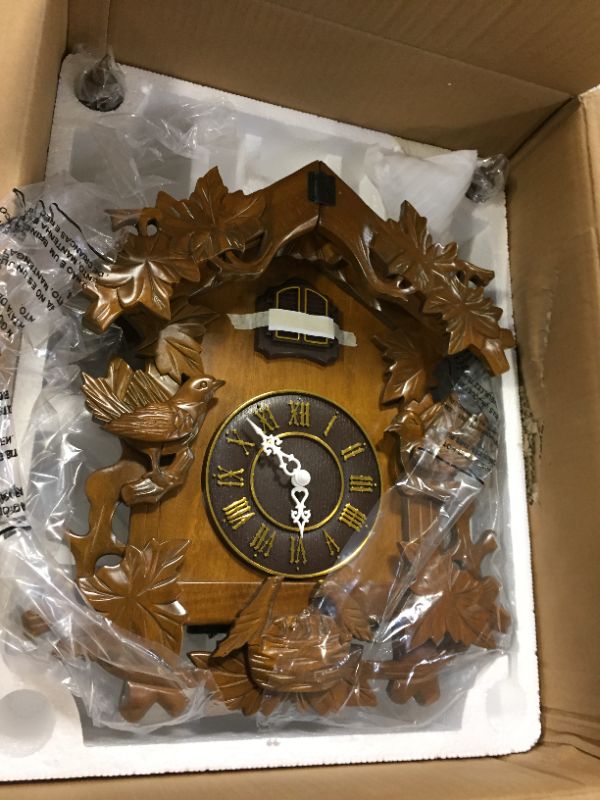 Photo 1 of Kendal Large Handcrafted Wood Cuckoo Clock MX015-2
