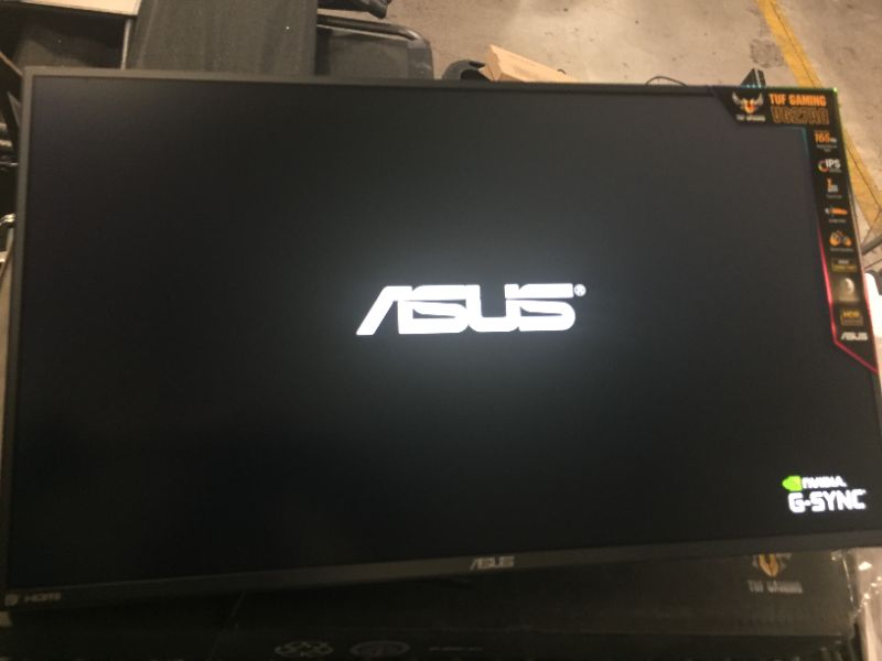 Photo 3 of ASUS TUF Gaming 27" 2K HDR Gaming Monitor (VG27AQ) - WQHD (2560 x 1440), 165Hz (Supports 144Hz), 1ms, Extreme Low Motion Blur, Speaker, G-SYNC Compatible, VESA Mountable, DisplayPort, HDMI
