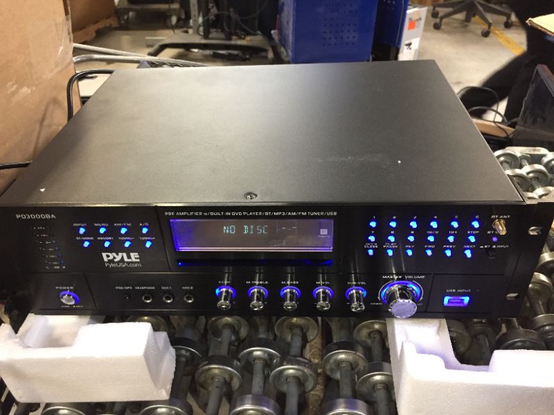 Photo 2 of PYLE PD3000BA - Bluetooth Home Theater Preamplifier - Audio/Video Receiver Syste