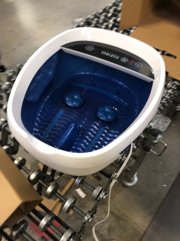 Photo 3 of HoMedics? Shiatsu Bliss Footbath with Heat Boost, Foot Spa Massager, Deep Kneading Pedicure Tub, Vibrating Bubbles with Soothing Heat, Portable At-Home Spa&nbsp;
