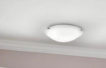 Photo 1 of Chalene 15 in. 1-Light Pewter Clip Integrated LED Flush Mount
