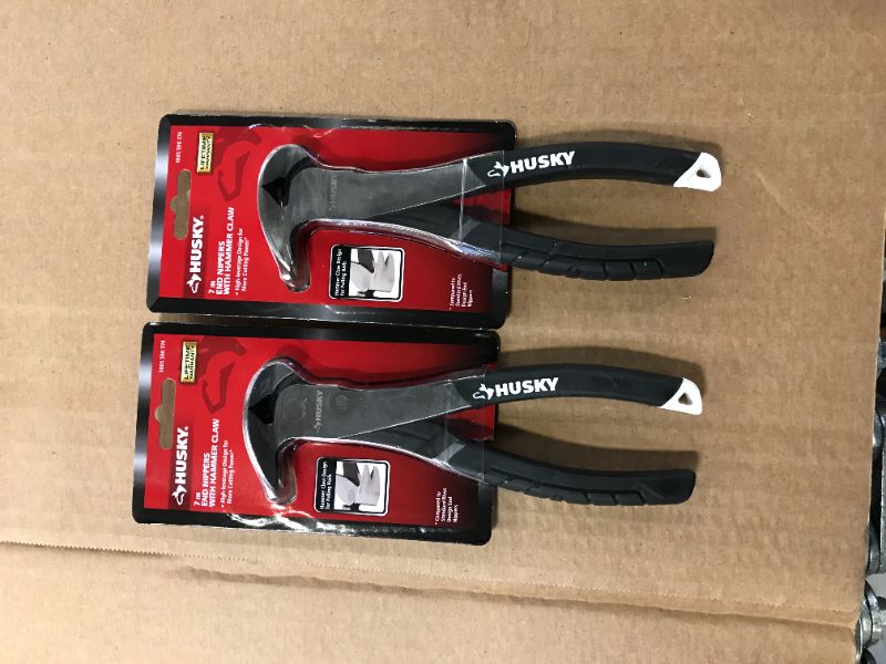 Photo 1 of 2 ---HUSKY 7" END NIPPERS WITH HAMMER CLAW