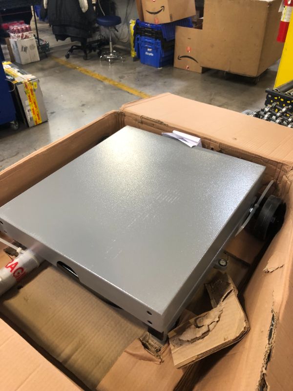 Photo 3 of TORREY FS250/500 Digital Receiving Scale, Rechargeable Battery, Robust Steel Construction, Toggles between kg and pounds, 250 kg/500 lb, Gray
