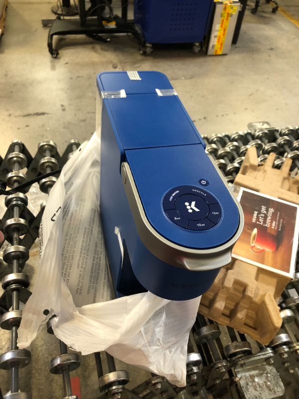 Photo 4 of Keurig K-Slim Coffee Maker, Single Serve K-Cup Pod Coffee Brewer, 8 to 12 oz. Brew Sizes, blue 
