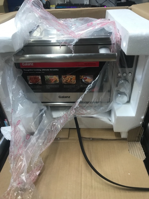 Photo 1 of Galanz 25L Digital Toaster Oven with Air Fry - Stainless Steel