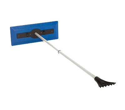 Photo 1 of    Snow Joe SJBLZD-RPK12 Sjblzd Snow Broom, 7 In W Blade, Polyethylene Blade, 18 In Oal, 30 To 49 In L Handle, Aluminum Handle (Case Of 12)
                     