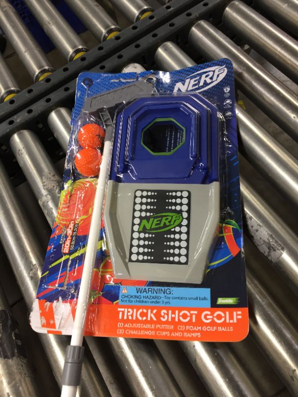 Photo 3 of NERF Trick Shot Golf Set - Complete Indoor & Outdoor Putting Trick Shot Kids Golf Set - Includes Putter, Balls, Ramp & Cups - All-in-One Golf Set for Kids
