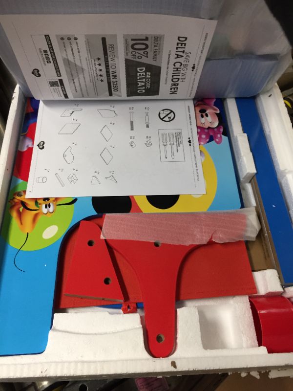 Photo 1 of Delta Children Chair Desk with Storage Bin, Disney Mickey Mouse
