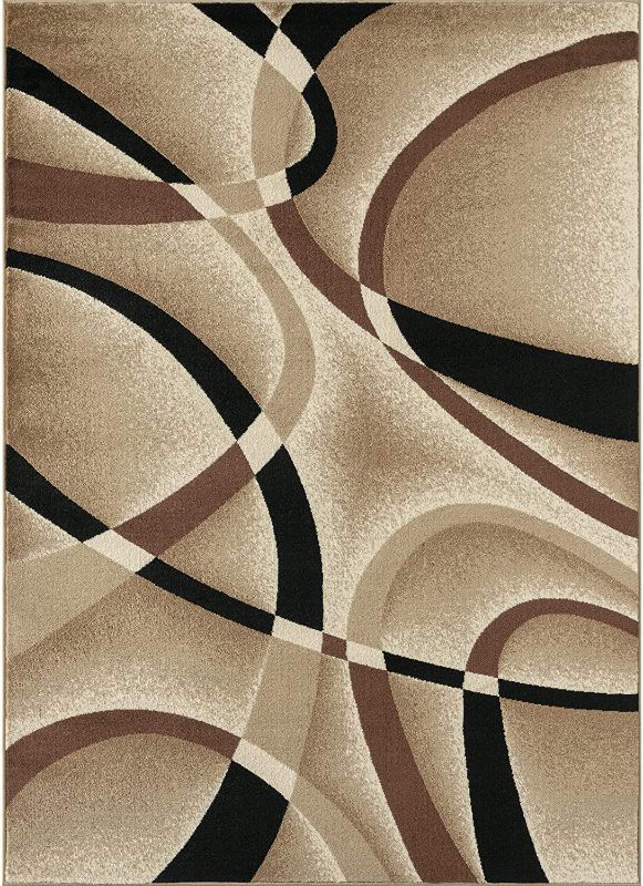 Photo 1 of 2305 Beige Multi 7-feet 10-inch By 10-feet 6-inch Modern Area Rugs Modern
