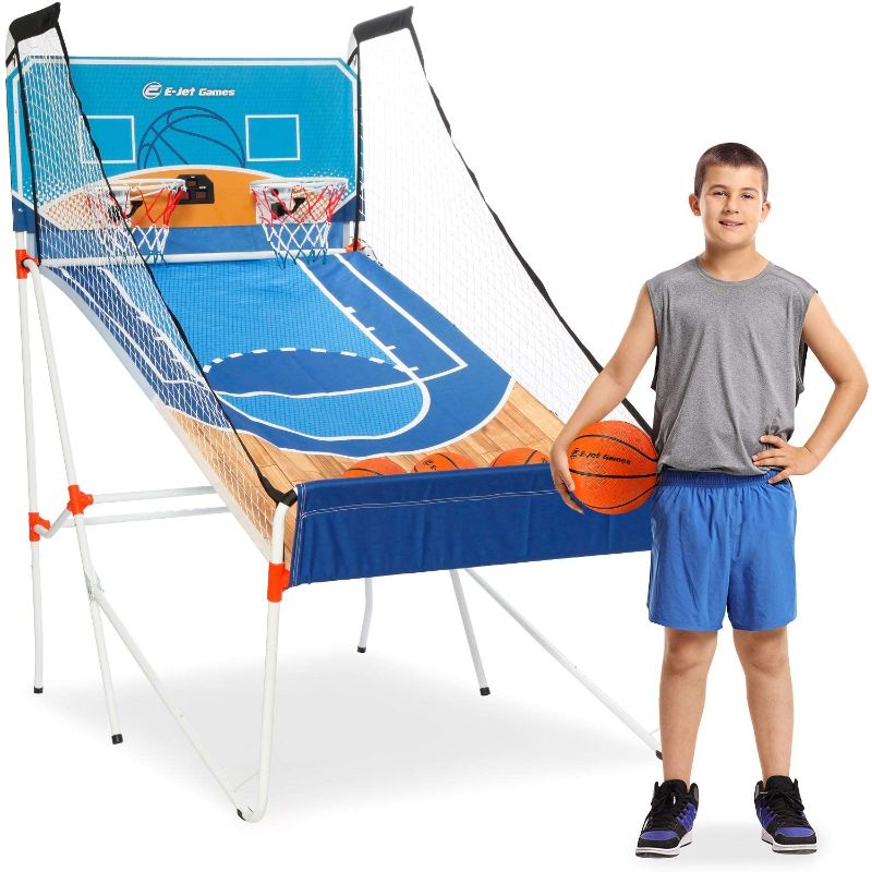 Photo 1 of E-Jet Basketball Arcade Game, Gifts for Boys & Girls, Children Teens & Adults | Dual Shot 10 Mins Setup 16-in-1 Games, Birthday