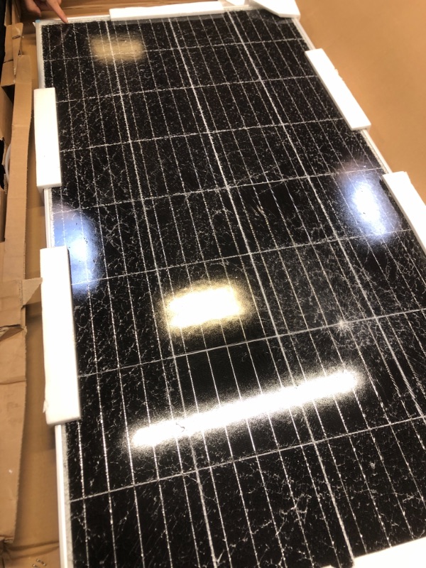 Photo 2 of 100 Watt 12 Volt Monocrystalline Solar Panel 