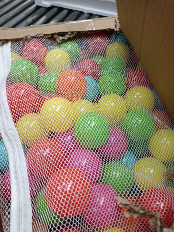 Photo 2 of BalanceFrom 23Inch Phthalate Free BPA Free NonToxic crush Proof Play Balls Pit Balls 6 Bright col