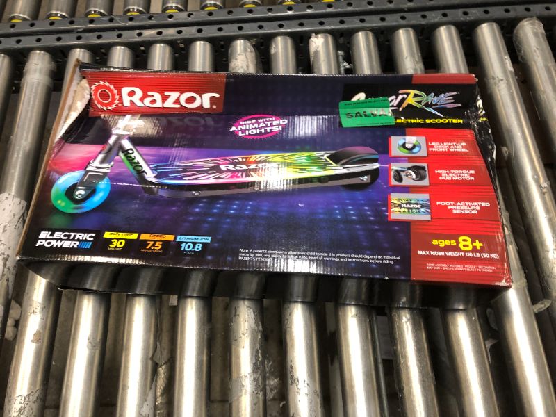 Photo 3 of Razor Color Rave Electric Scooter - Black