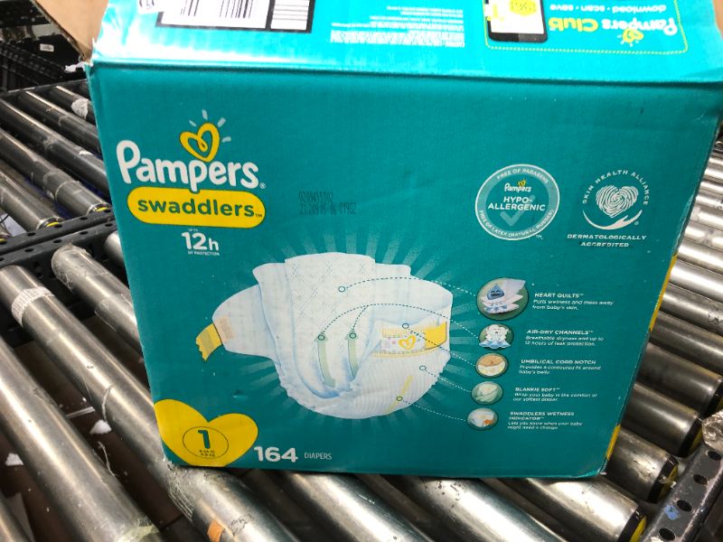 Photo 1 of Pampers Swaddlers Disposable Diapers 1 164 ct