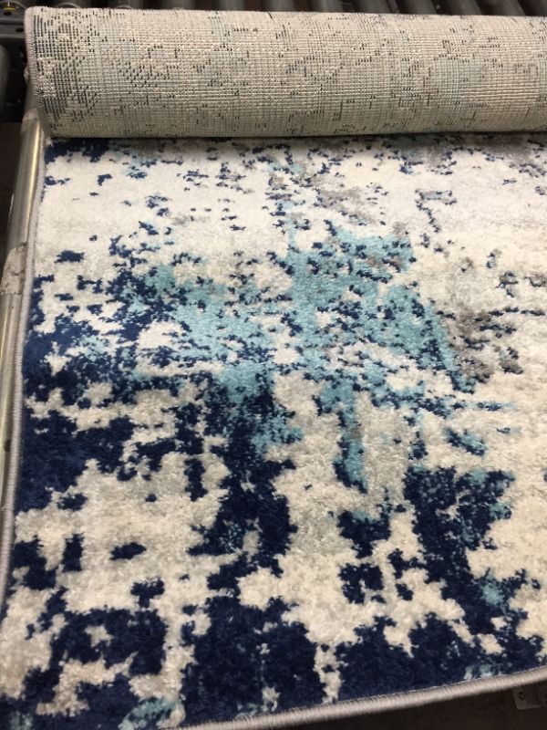 Photo 3 of  7'10"x10'3" High Plains Modern Rug Blue - Artistic Weavers