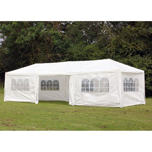 Photo 1 of 10' x 30' Party Tent Wedding Canopy Gazebo Pavilion withSide Walls