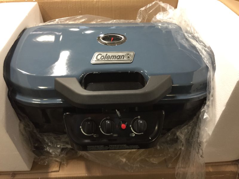 Photo 4 of Coleman RoadTrip 285 Portable Stand-Up Propane Grill-blue
