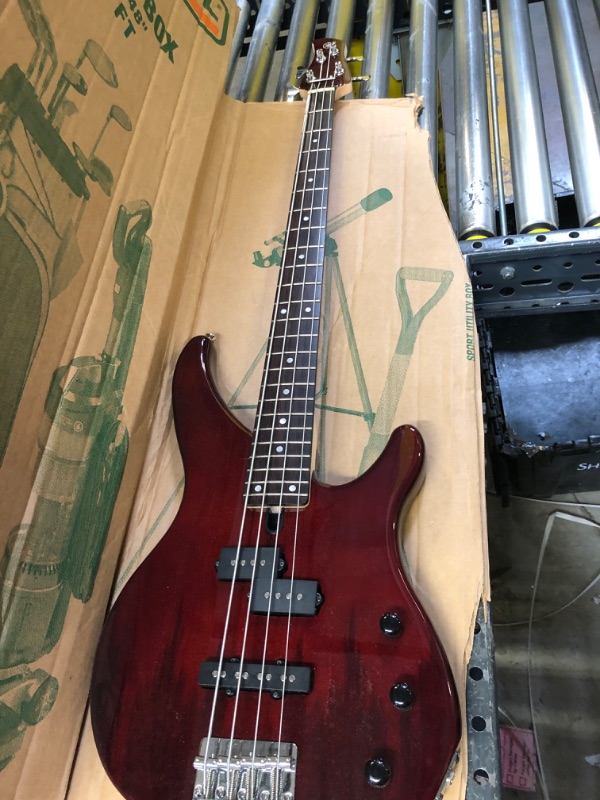 Photo 4 of Yamaha TRBX174EW RTB 4-String Electric Bass Guitar with Exotic Wood Top,Root Beer
