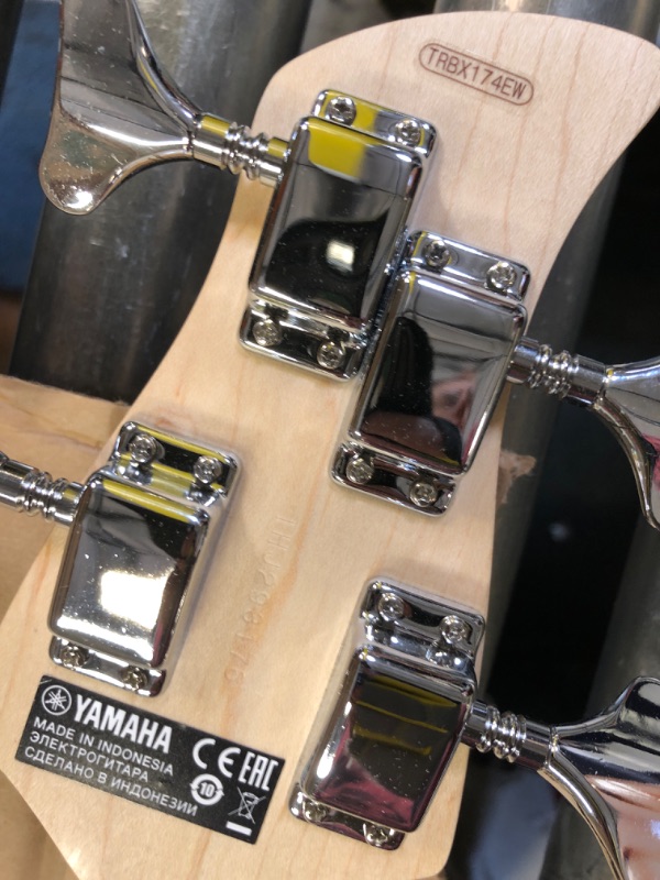 Photo 2 of Yamaha TRBX174EW RTB 4-String Electric Bass Guitar with Exotic Wood Top,Root Beer
