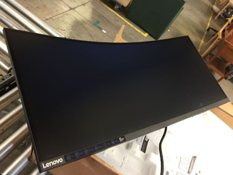 Photo 3 of Lenovo G34w10 34Inch WQHD Curved Gaming Monitor -- DOES NOT WORK PARTS ONLY --