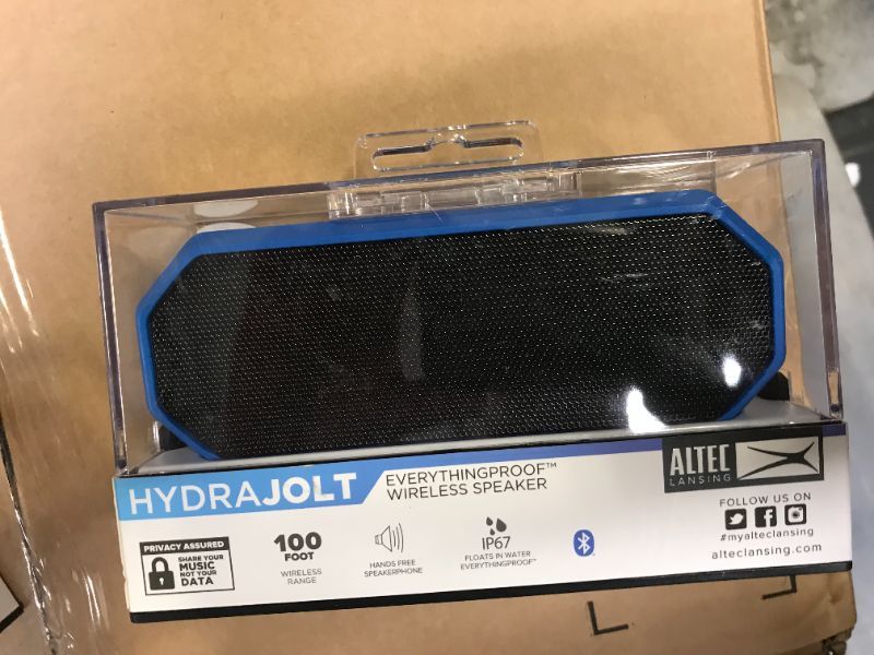 Photo 2 of Altec Lansing HydraJolt Bluetooth Speaker