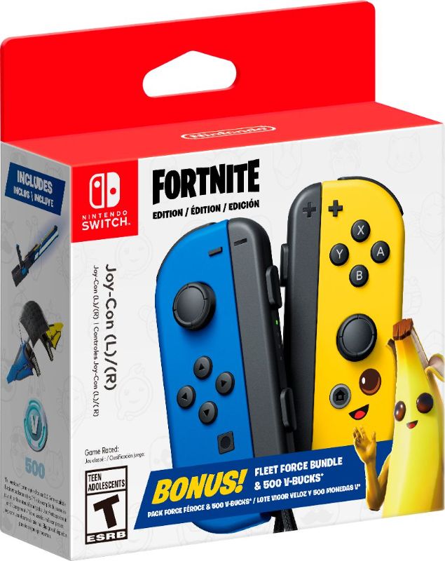 Photo 1 of JoyCon LR Fortnite Fleet Force Bundle -- BRAND NEW SEALED --- 