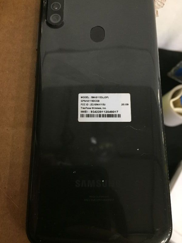 Photo 2 of Simple Mobile Prepaid Samsung Galaxy A11 32GB  Black phone set up