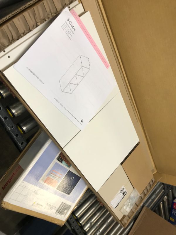 Photo 2 of 11" 3 Cube Organizer Shelf White - Room Essentials