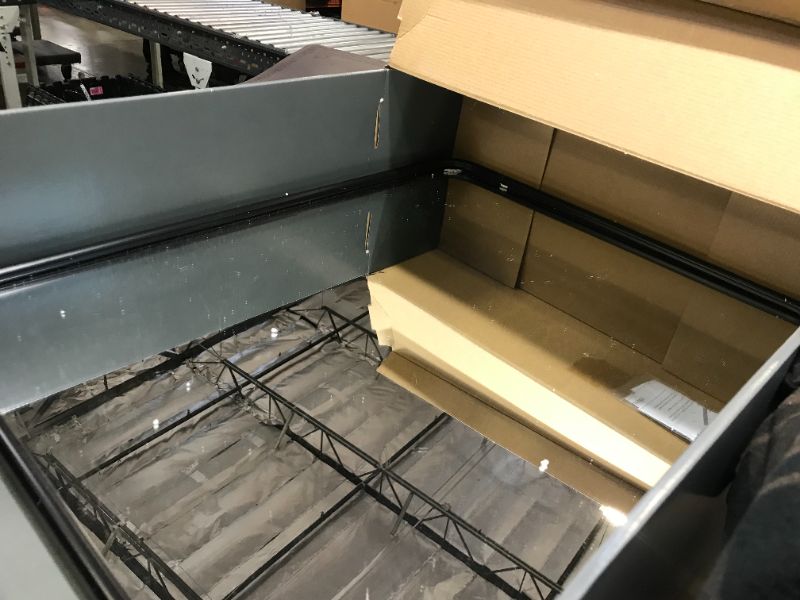 Photo 1 of 20"x30" Pharmacy Mirror with Metal Shelf Black - Threshold
