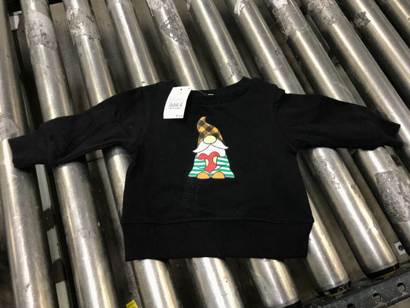Photo 2 of Baby Peanuts Family Holiday Graphic Sweatshirt - Light Gray Wash 3-6 M