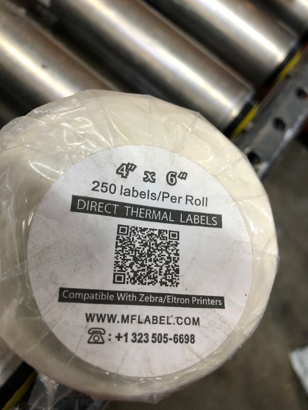 Photo 3 of 4x6 inch thermal label rolls, two pack. (500 rolls)