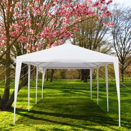 Photo 1 of 10'x30' Outdoor Canopy Party Wedding Tent White Pavilion 8 Removable Walls -8
