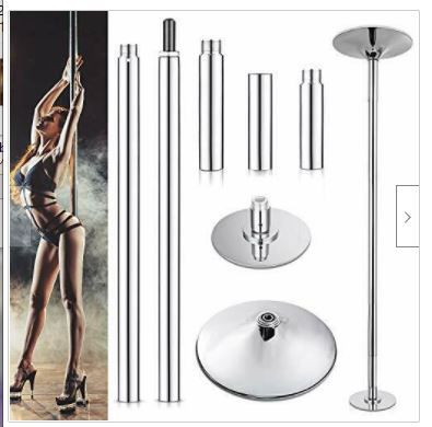 Photo 1 of Yesker Stripper Pole Professional Spinning and Static Dance Pole Heavy Duty 
