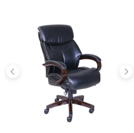 Photo 1 of La-Z-Boy Bradley Bonded Leather Executive Chair, Black 