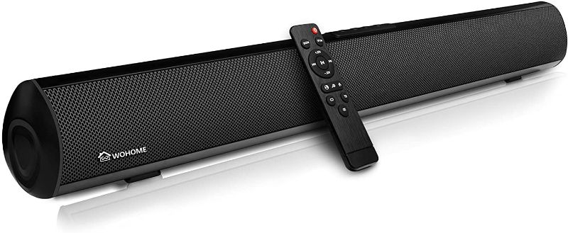 Photo 1 of Wohome Soundbar S9920 Pro 38-Inch 100W with HDMI-ARC, Bluetooth 5.0, LED Display, Optical USB AUX Inputs, 6 Speakers, 4 EQs, 110dB Surround Sound Bar Home Theater Audio Soundbar Speaker System for TV
