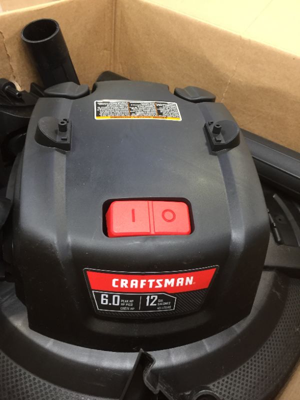 Photo 1 of Craftsman Cmxevbe17594 Corded Wet/Dry Vacuum, 12 gal.