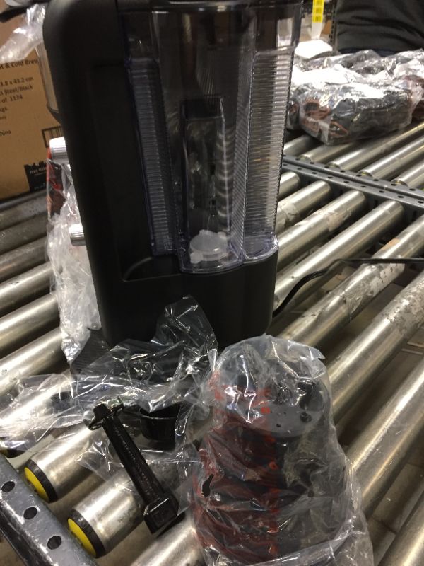 Photo 1 of Ninja Hot and Cold Brewed System, Auto-iQ Tea and Coffee Maker with 6 Brew Sizes, 5 Brew Styles, Frother, Coffee & Tea Baskets with Glass Carafe (CP301)
