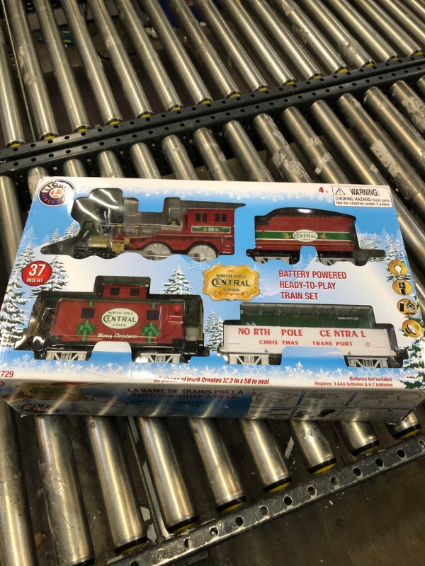 Photo 4 of Lionel Trains North Pole Central Ready to Play Battery Power Christmas Train Set