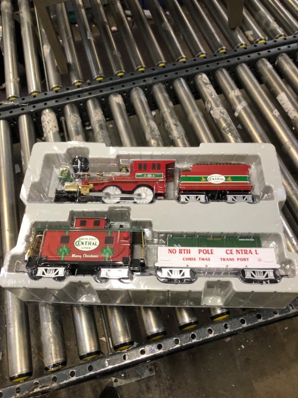 Photo 3 of Lionel Trains North Pole Central Ready to Play Battery Power Christmas Train Set