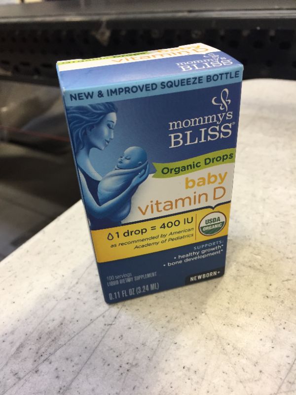 Photo 2 of Organic Baby Vitamin D Drops 100 Servings exp 2/2023